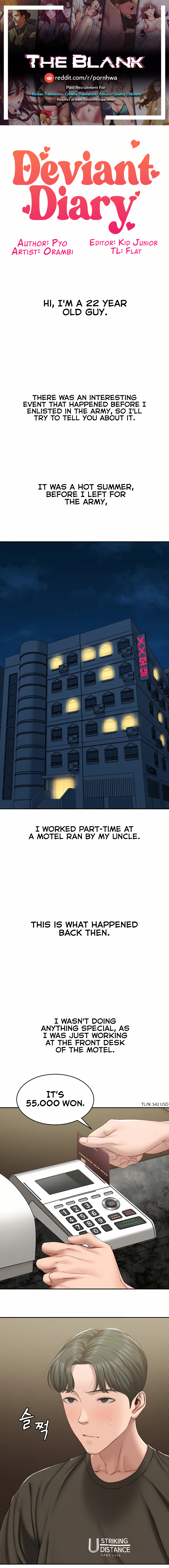 Deviant Diary Chapter 20 - Deviant at a Hotel (1) image 0