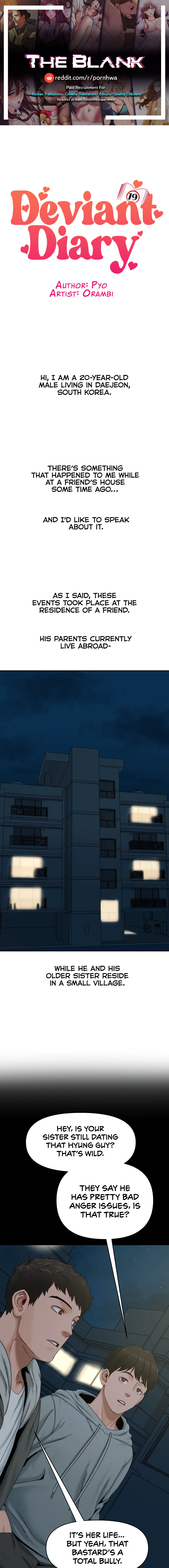 Deviant Diary Chapter 28 - Deviant with a bullying sister (1) image 0