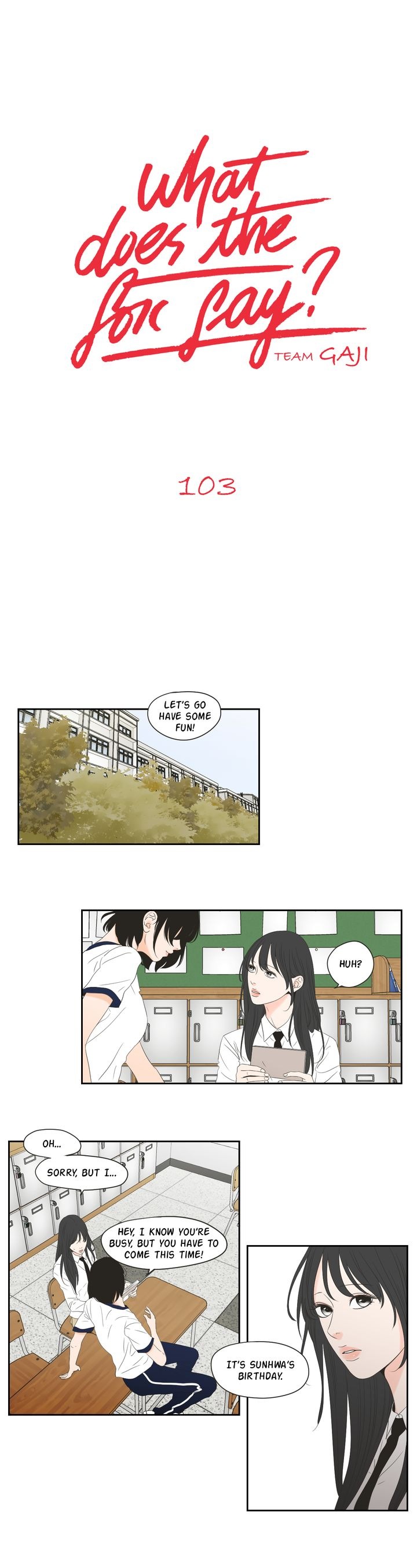 What Does the Fox Say? Chapter 103 image 0