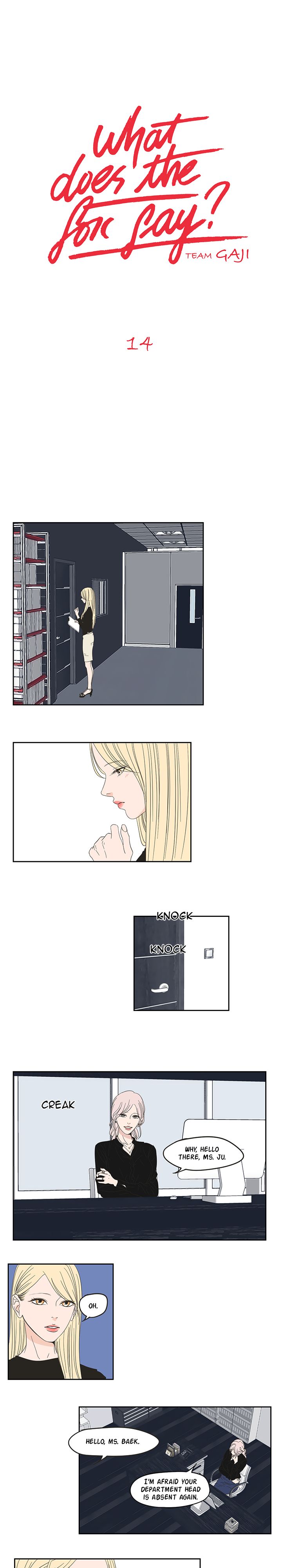 What Does the Fox Say? Chapter 14 image 0
