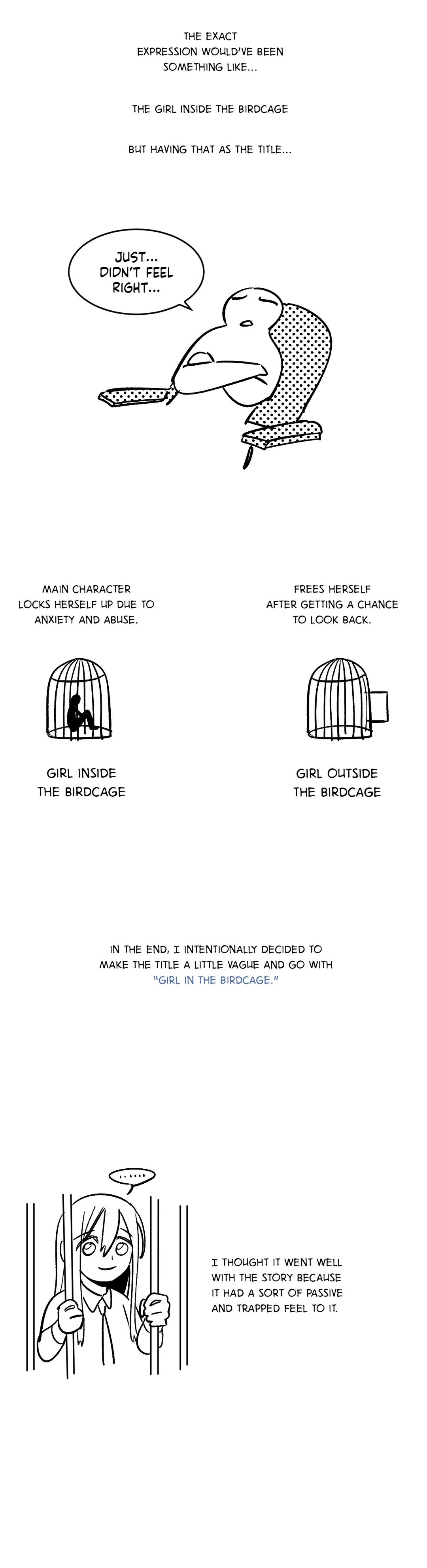 Girl in the Birdcage Chapter 49.5 - Creator's Note image 2
