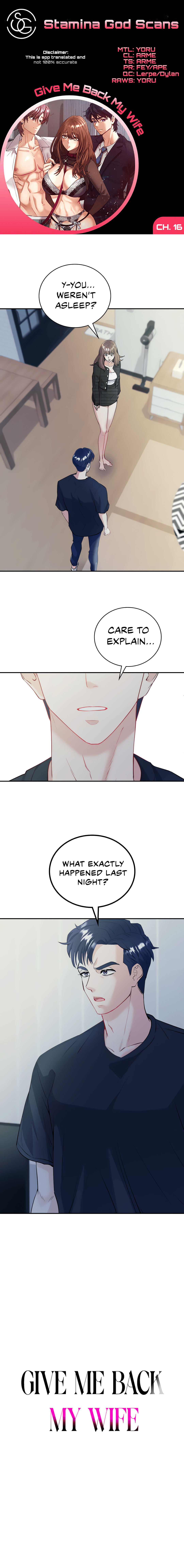 Give Me Back My Wife Chapter 16 image 0