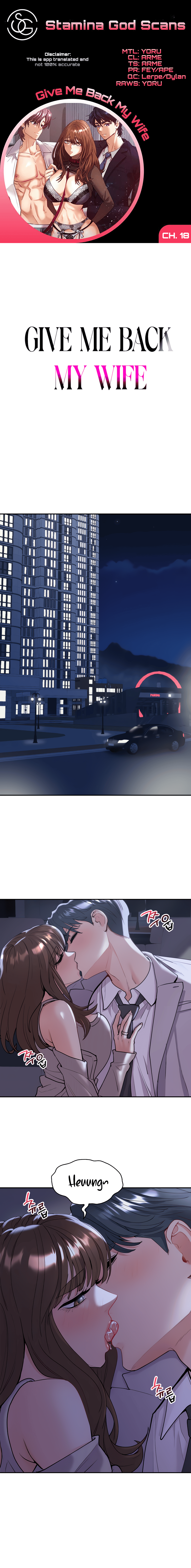 Give Me Back My Wife Chapter 18 image 0