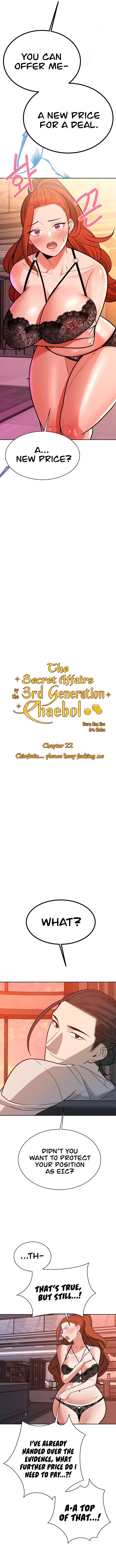 The Secret Affairs Of The 3rd Generation Chaebol Chapter 22 - Chieftain... please keep fucking me image 1