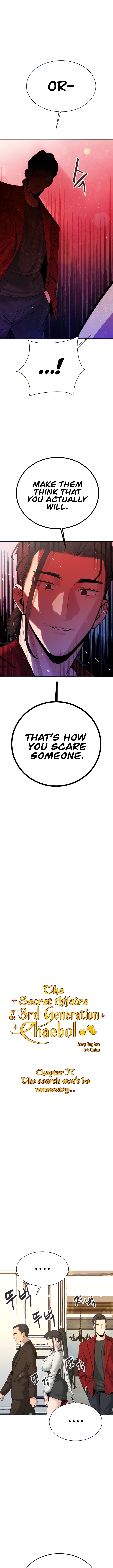 The Secret Affairs Of The 3rd Generation Chaebol Chapter 37 - The search won't be necessary... image 1