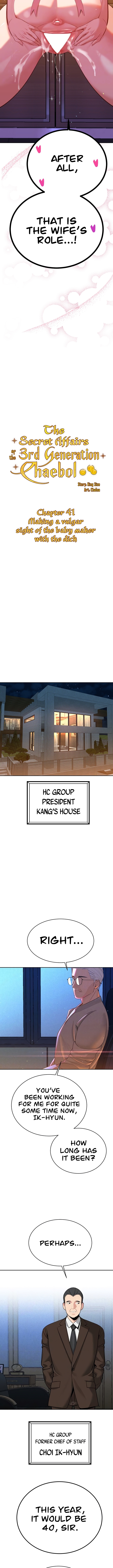 The Secret Affairs Of The 3rd Generation Chaebol Chapter 41 - Making a vulgar sight of the baby making with the dick image 1