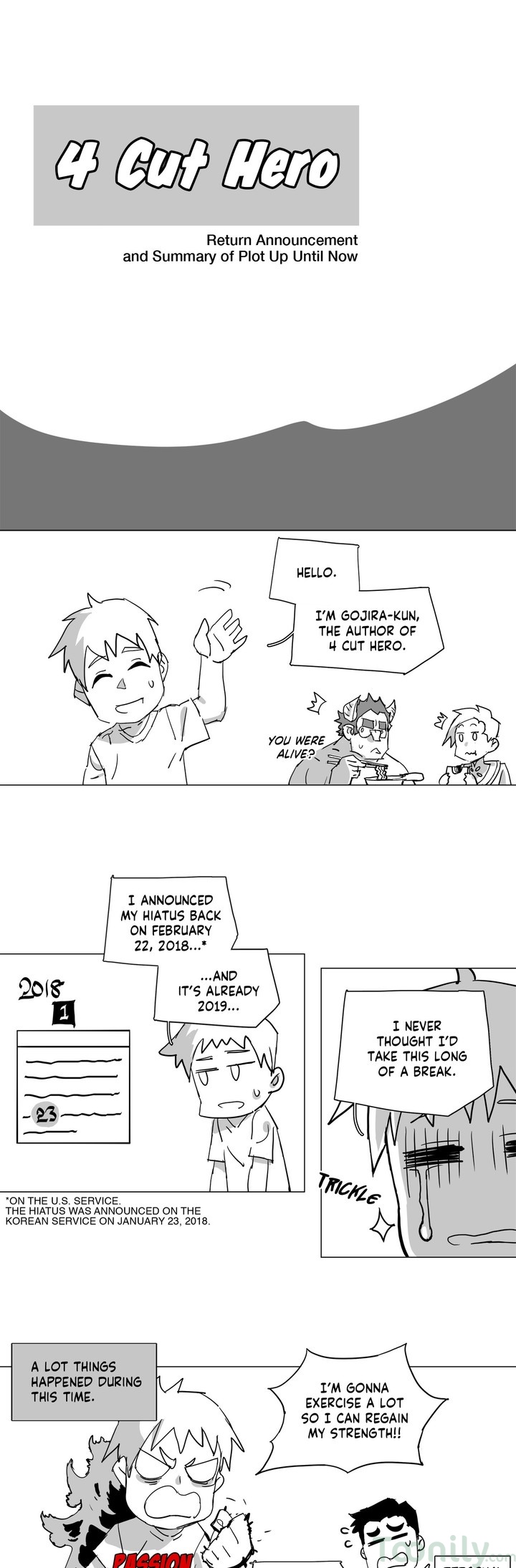 4 Cut Hero Chapter 132.5 - Summary of Plot image 0