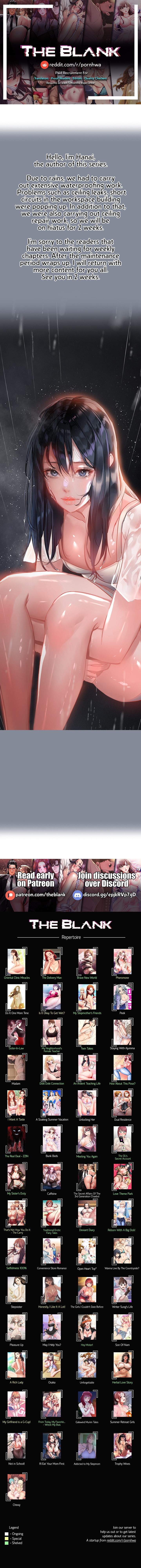 Unlocking her Chapter 58.5 - Hiatus Notice image 0