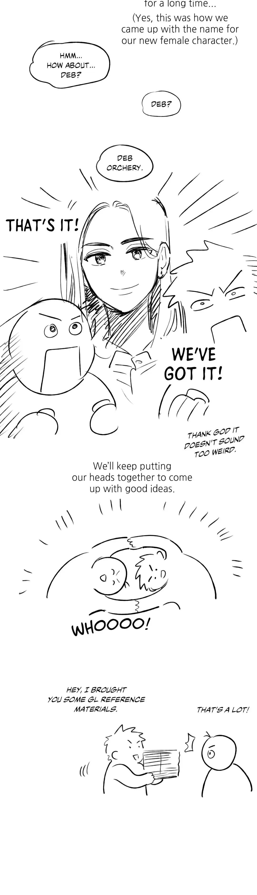 Leave the work to me! Chapter 57.6 - Artist's Note image 9