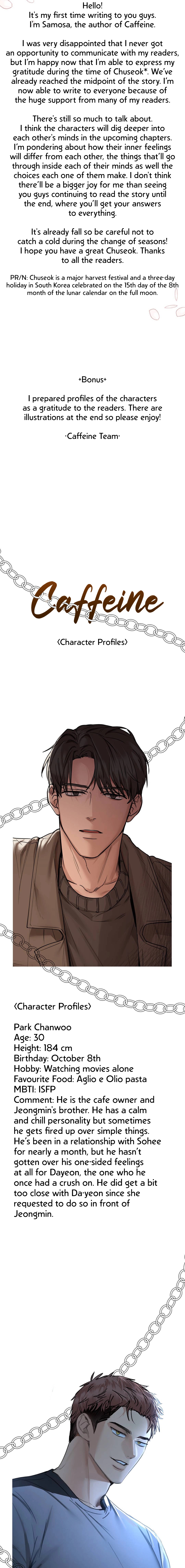 Caffeine Chapter 50.5 - Hiatus Notice image 1