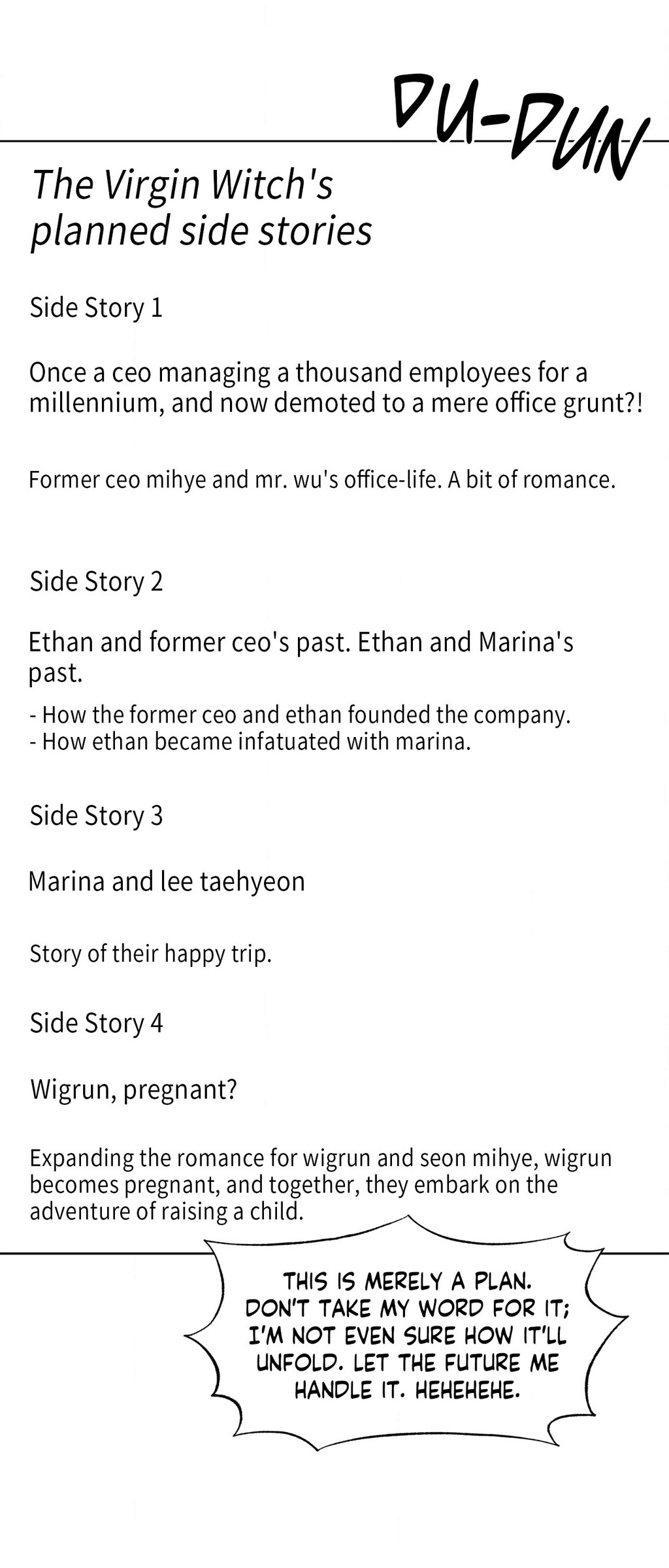 The Virgin Witch Chapter 181.5 - Creator's Note image 19