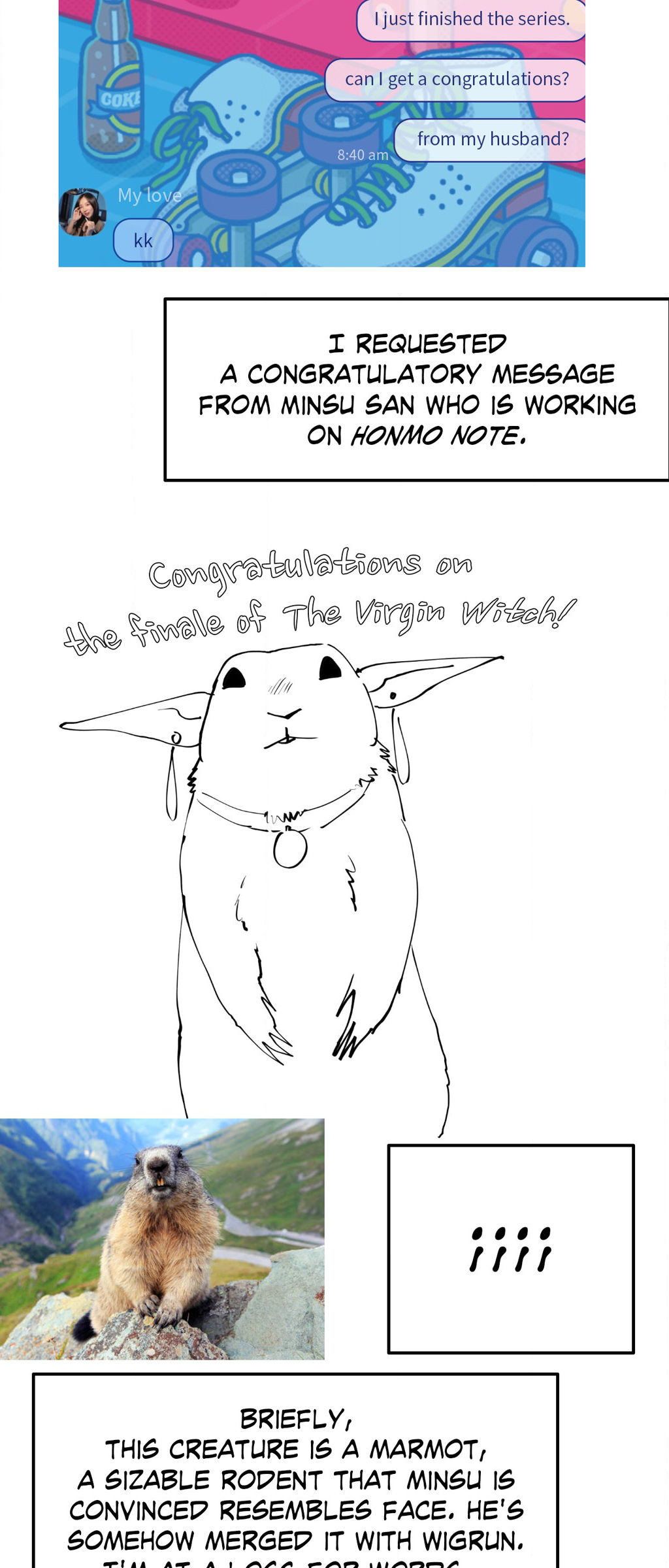 The Virgin Witch Chapter 181.5 - Creator's Note image 38