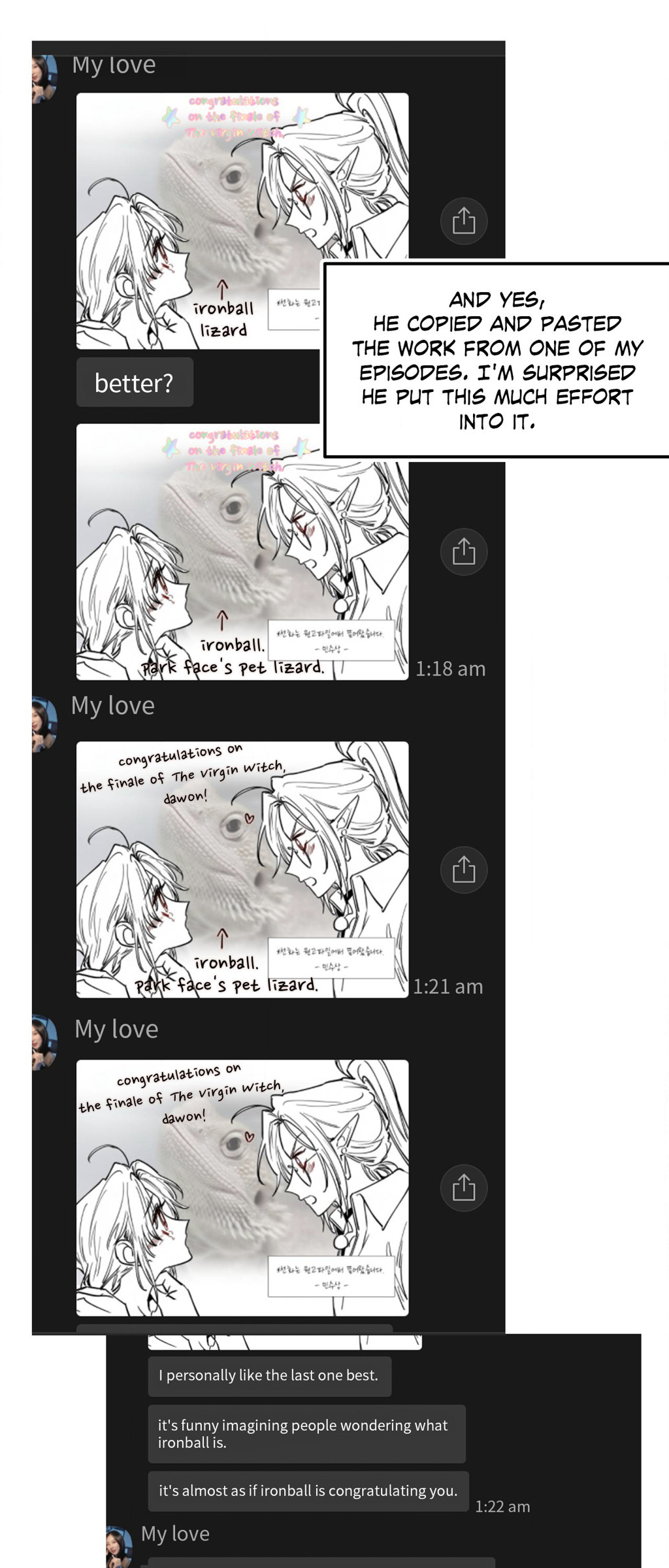 The Virgin Witch Chapter 181.5 - Creator's Note image 41