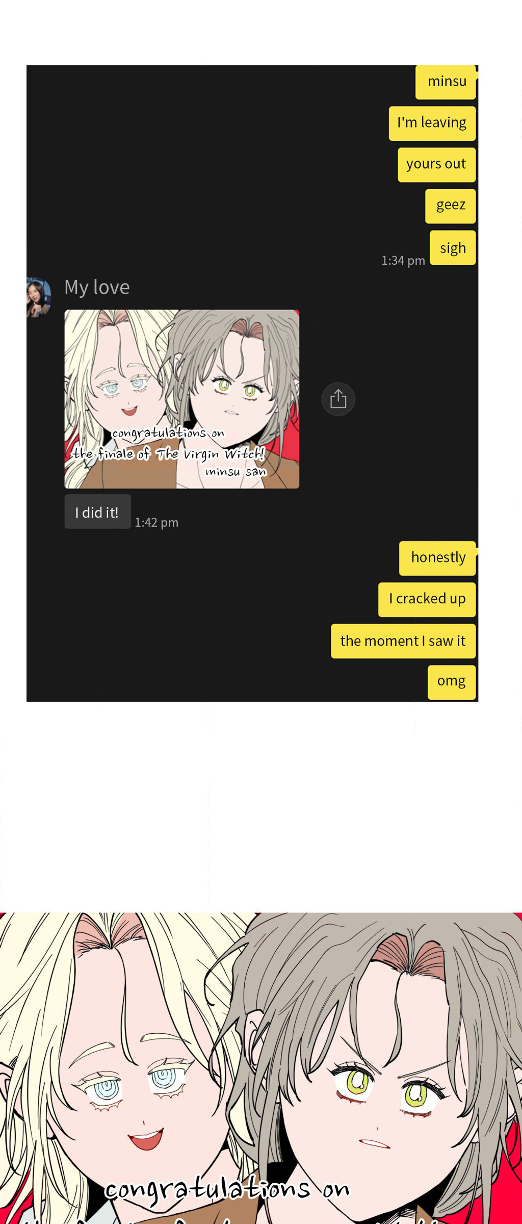 The Virgin Witch Chapter 181.5 - Creator's Note image 43