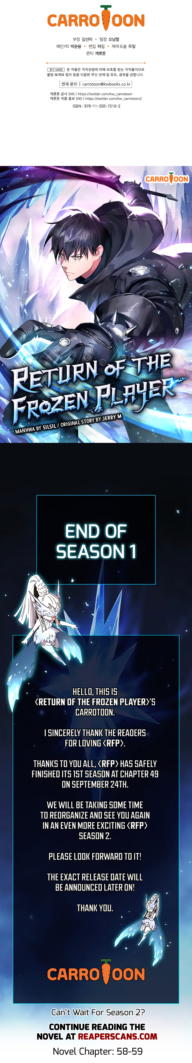 Return of the Frozen Player Chapter 49 - Season 1 Finale image 9