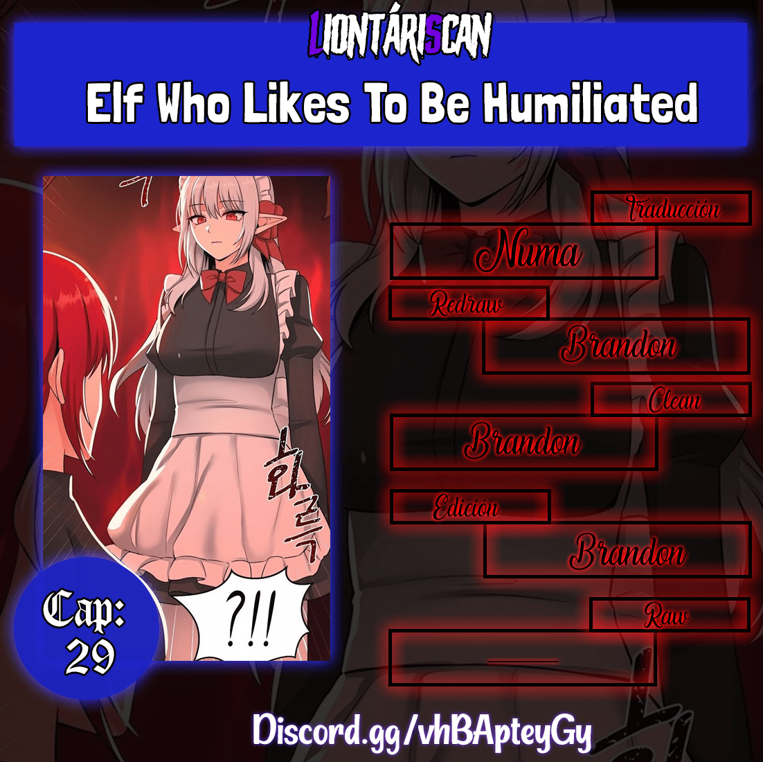 Elf Who Likes To Be Humiliated Raw Chapter 29 image 0