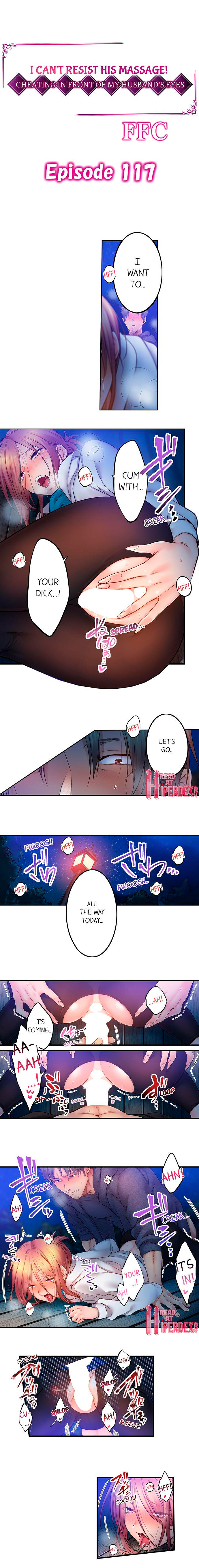 I Can’t Resist His Massage! Cheating in Front of My Husband’s Eyes Chapter 117 image 0