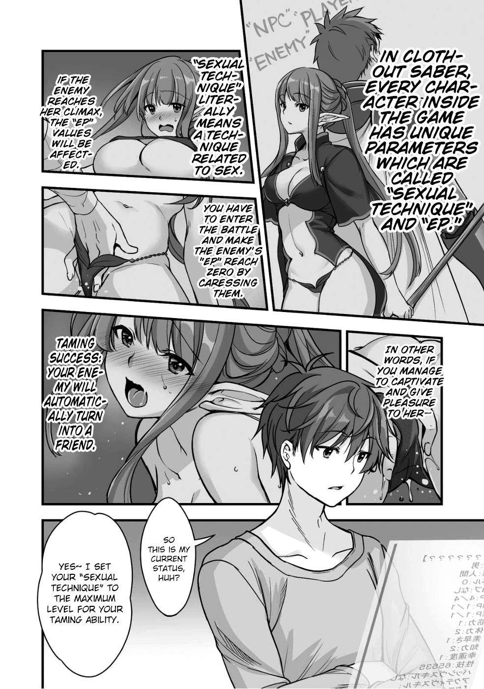 When I Was Playing Eroge With VR, I Was Reincarnated In A Different World, I Will Enslave All The Beautiful Demon Girls ~Crossout Saber~ Chapter 1 image 9