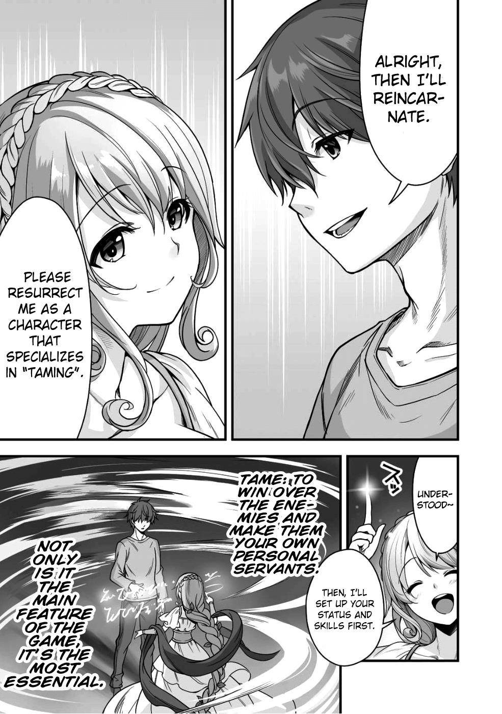 When I Was Playing Eroge With VR, I Was Reincarnated In A Different World, I Will Enslave All The Beautiful Demon Girls ~Crossout Saber~ Chapter 1 image 8