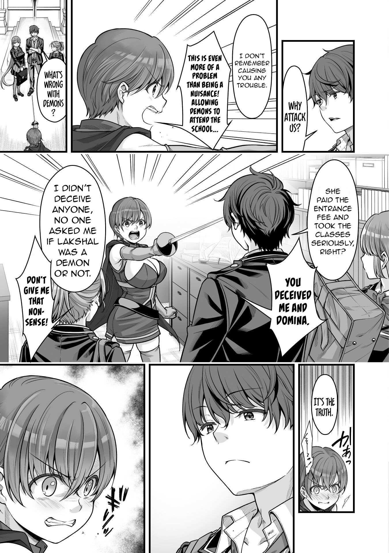 When I Was Playing Eroge With VR, I Was Reincarnated In A Different World, I Will Enslave All The Beautiful Demon Girls ~Crossout Saber~ Chapter 17 image 2