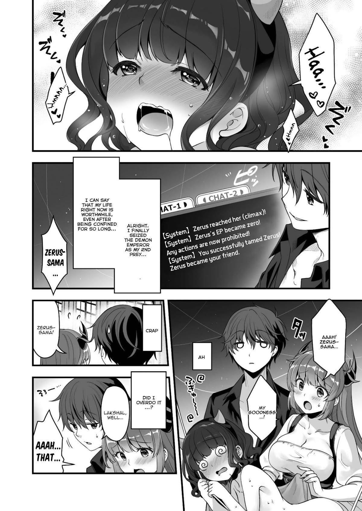 When I Was Playing Eroge With VR, I Was Reincarnated In A Different World, I Will Enslave All The Beautiful Demon Girls ~Crossout Saber~ Chapter 4 image 12