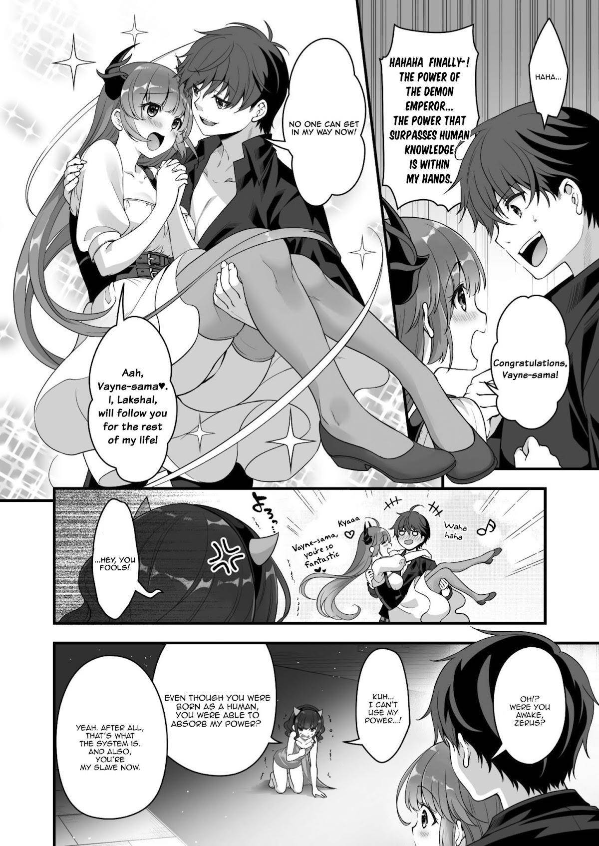 When I Was Playing Eroge With VR, I Was Reincarnated In A Different World, I Will Enslave All The Beautiful Demon Girls ~Crossout Saber~ Chapter 4 image 14