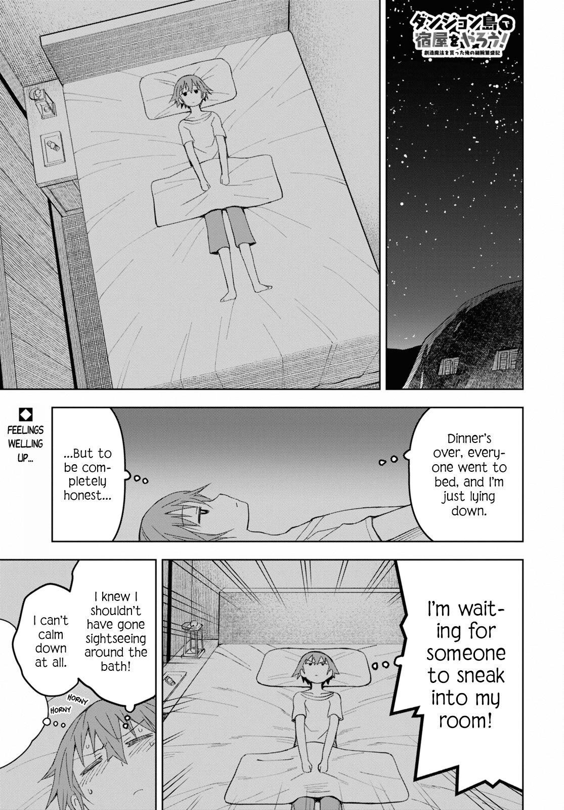 Dungeon Tou de Yadoya wo Yarou! Souzou Mahou wo Moratta Ore no Hosoude Hanjouki Chapter 14 image 0
