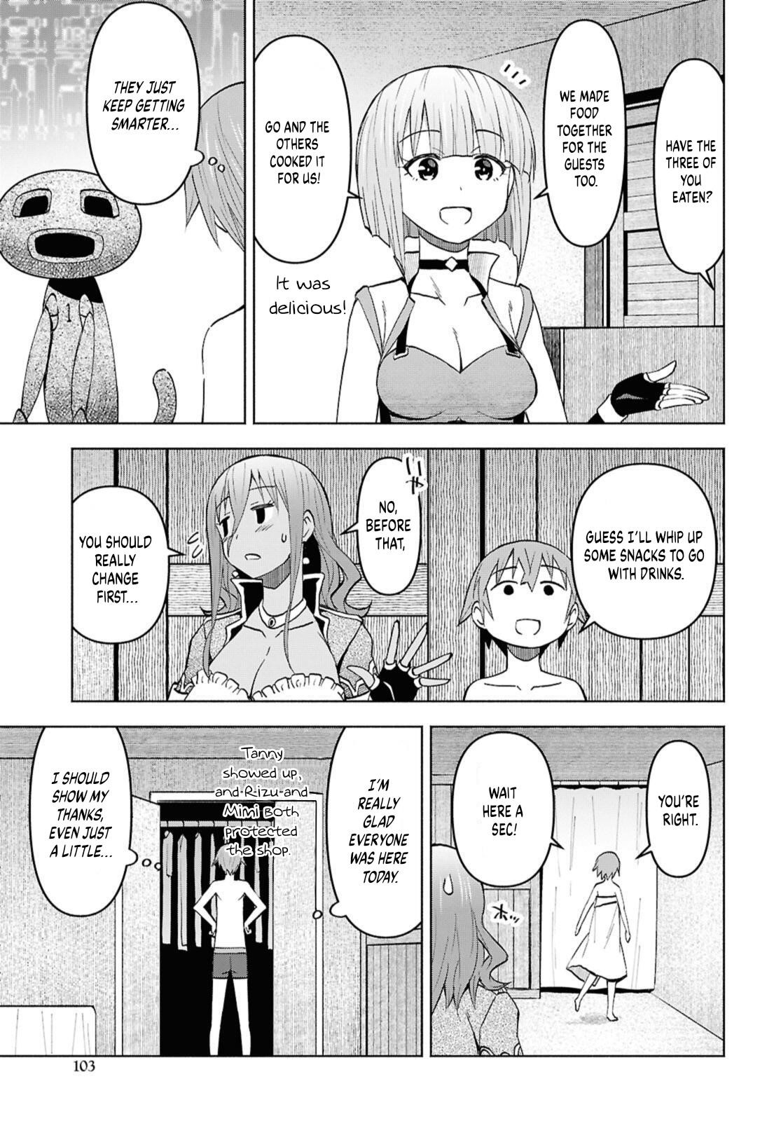 Dungeon Tou de Yadoya wo Yarou! Souzou Mahou wo Moratta Ore no Hosoude Hanjouki Chapter 49 image 3