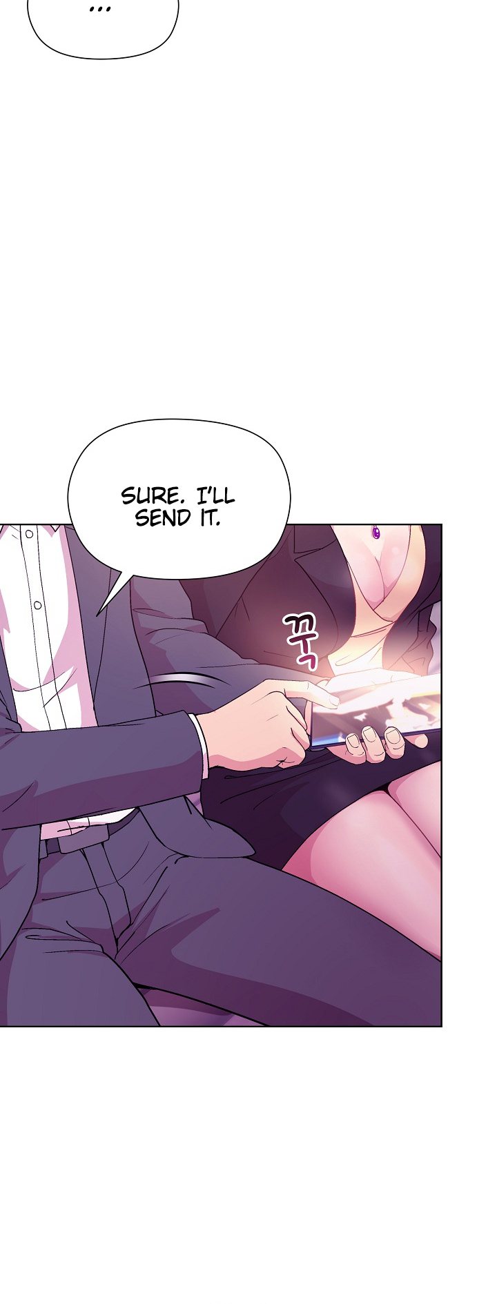 Playing a game with my Busty Manager Chapter 49 image 15