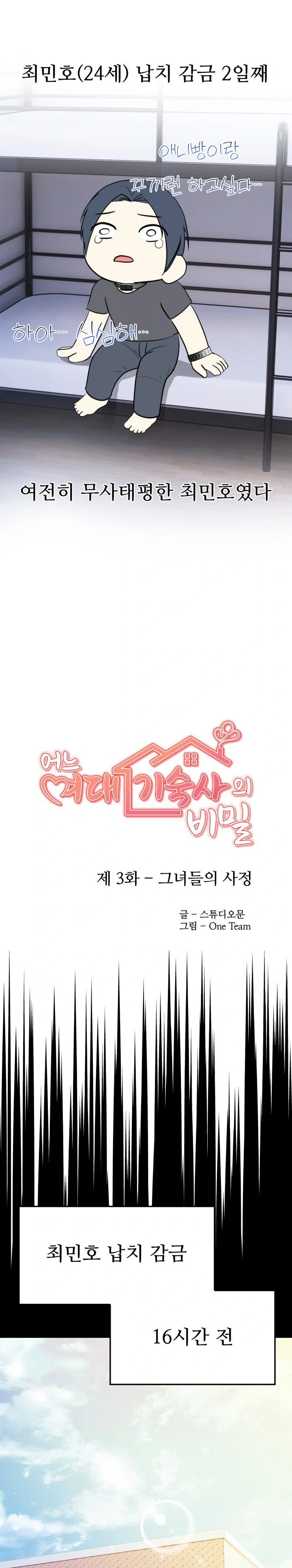 Secrets of a Women’s College Dormitory Raw Chapter 3 image 0