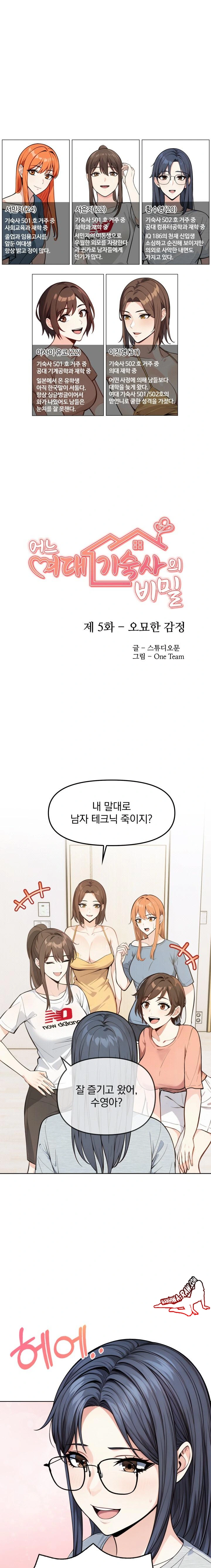 Secrets of a Women’s College Dormitory Raw Chapter 5 image 0