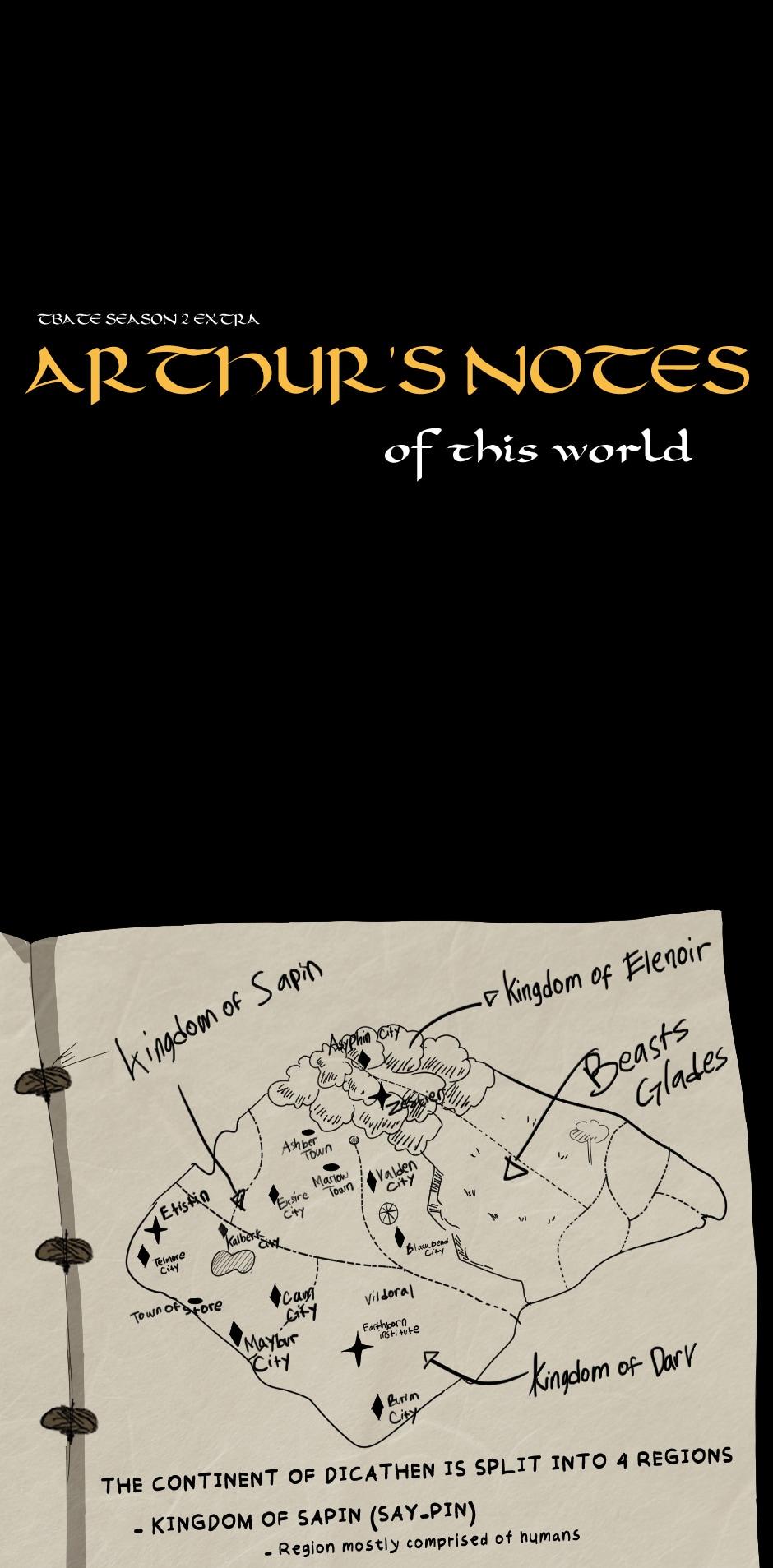 The Beginning After the End Chapter 38.5 - Arthur's Notes (Extra) image 1