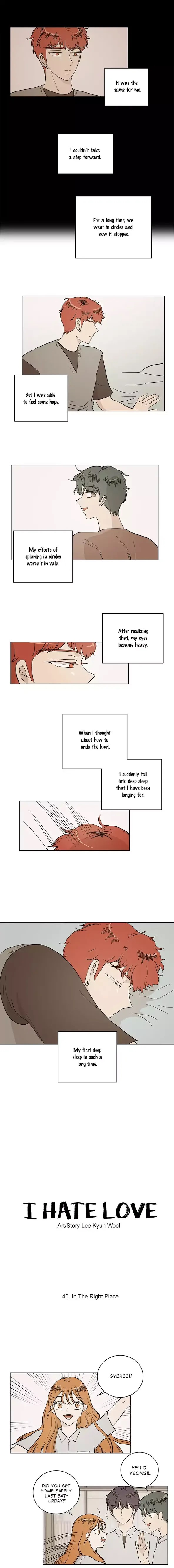 I Hate Love Chapter 40 image 6