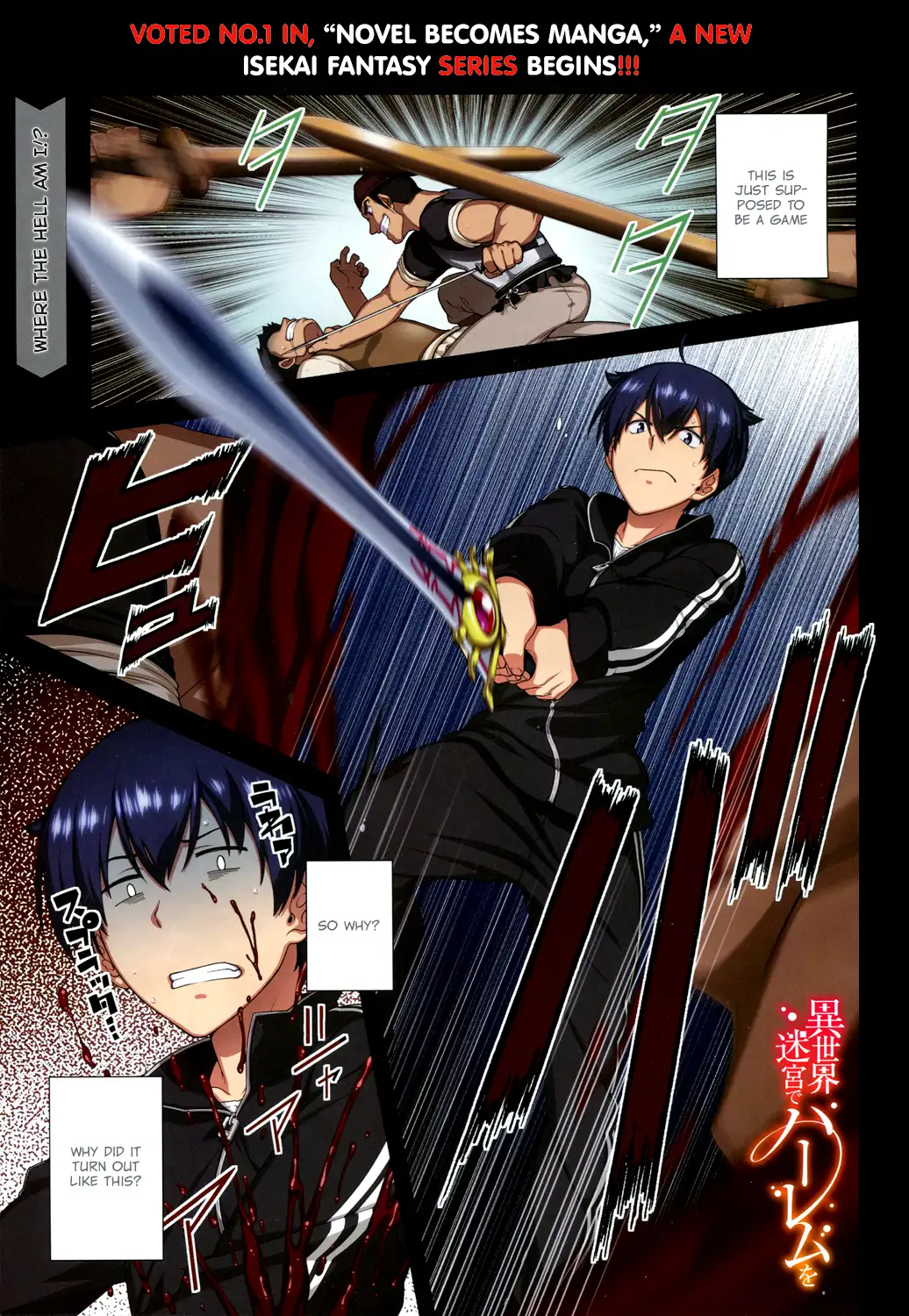 Isekai Meikyuu de Harem wo Chapter 1 image 1