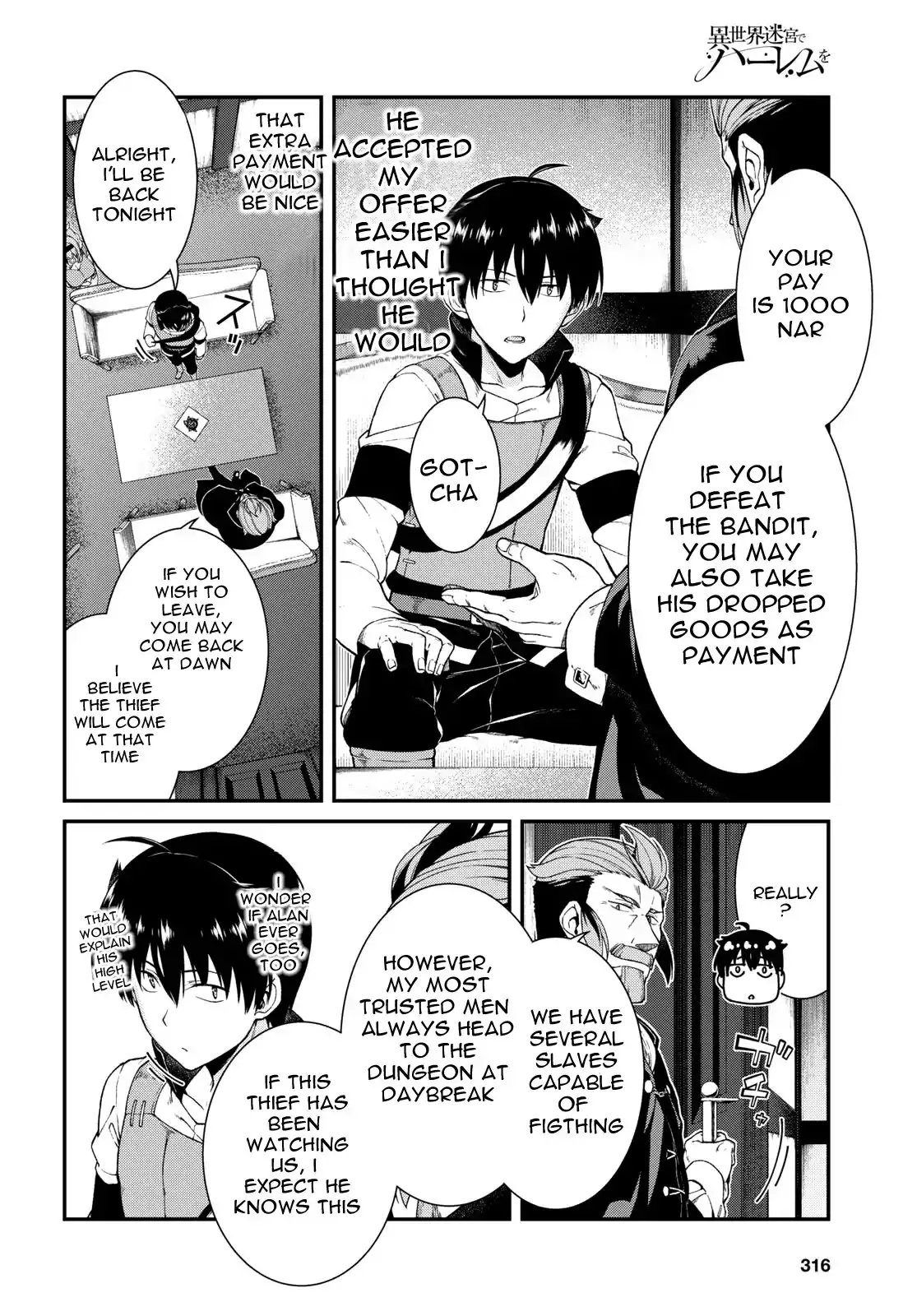 Isekai Meikyuu de Harem wo Chapter 20 image 4