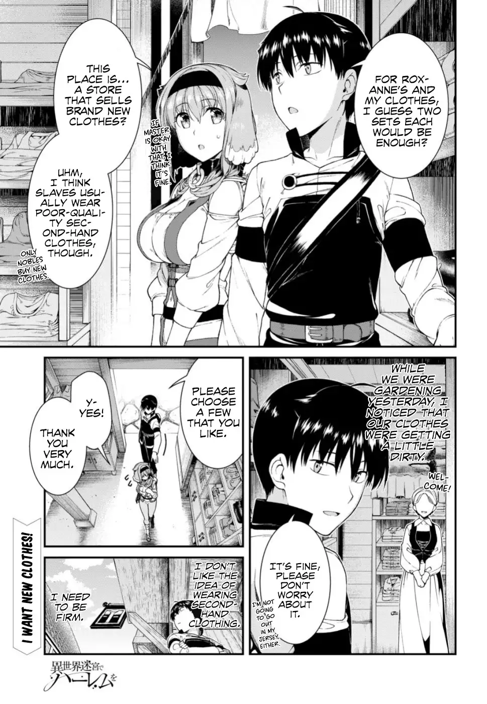 Isekai Meikyuu de Harem wo Chapter 28 image 1