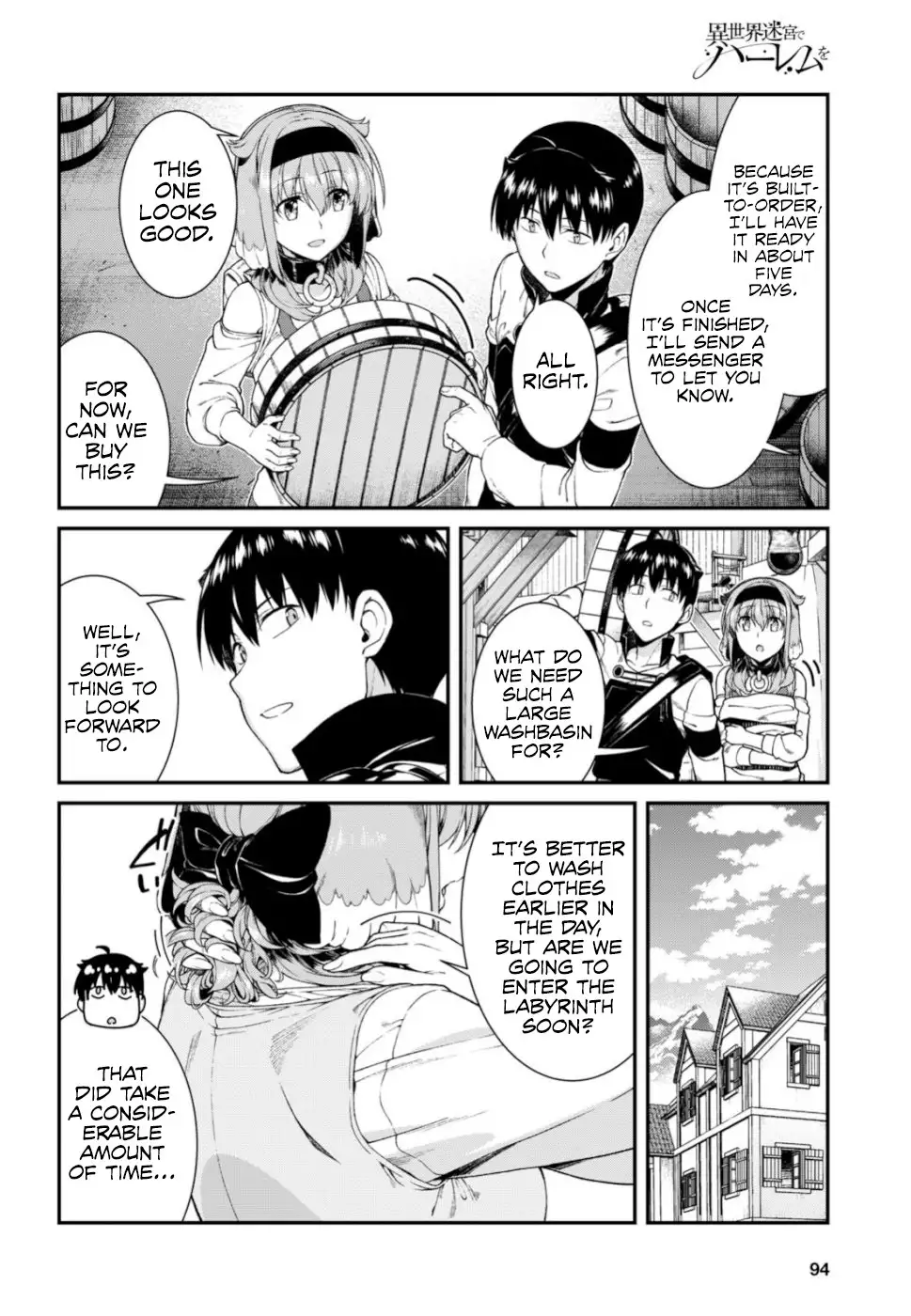 Isekai Meikyuu de Harem wo Chapter 28 image 8