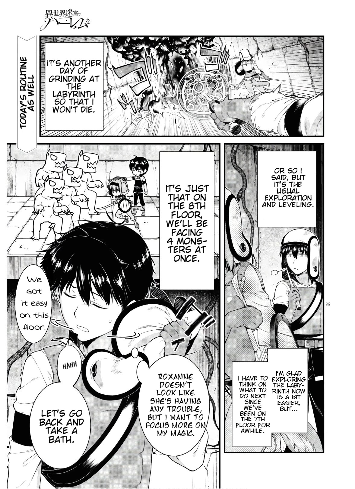 Isekai Meikyuu de Harem wo Chapter 36 image 0