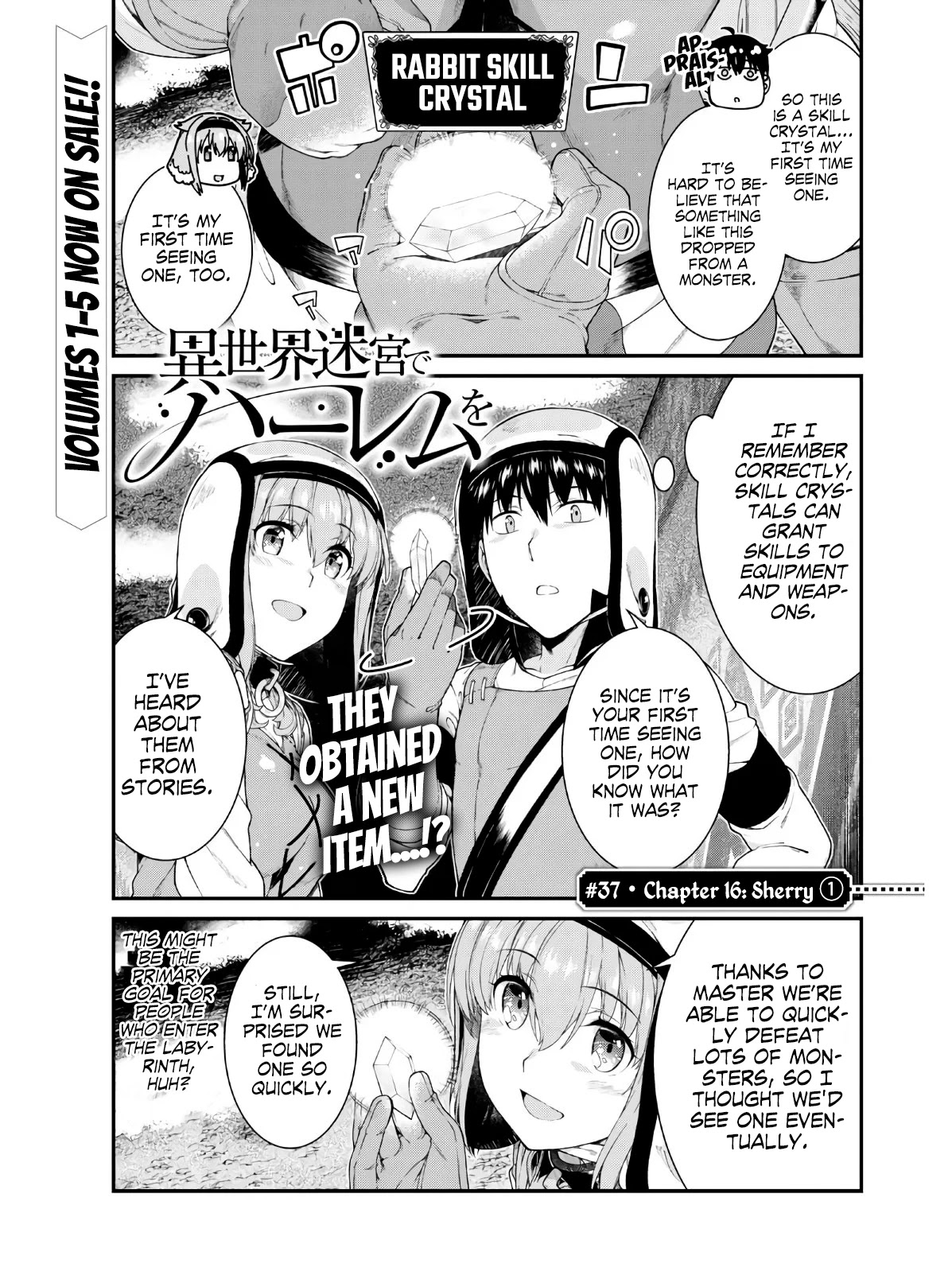 Isekai Meikyuu de Harem wo Chapter 37 image 1
