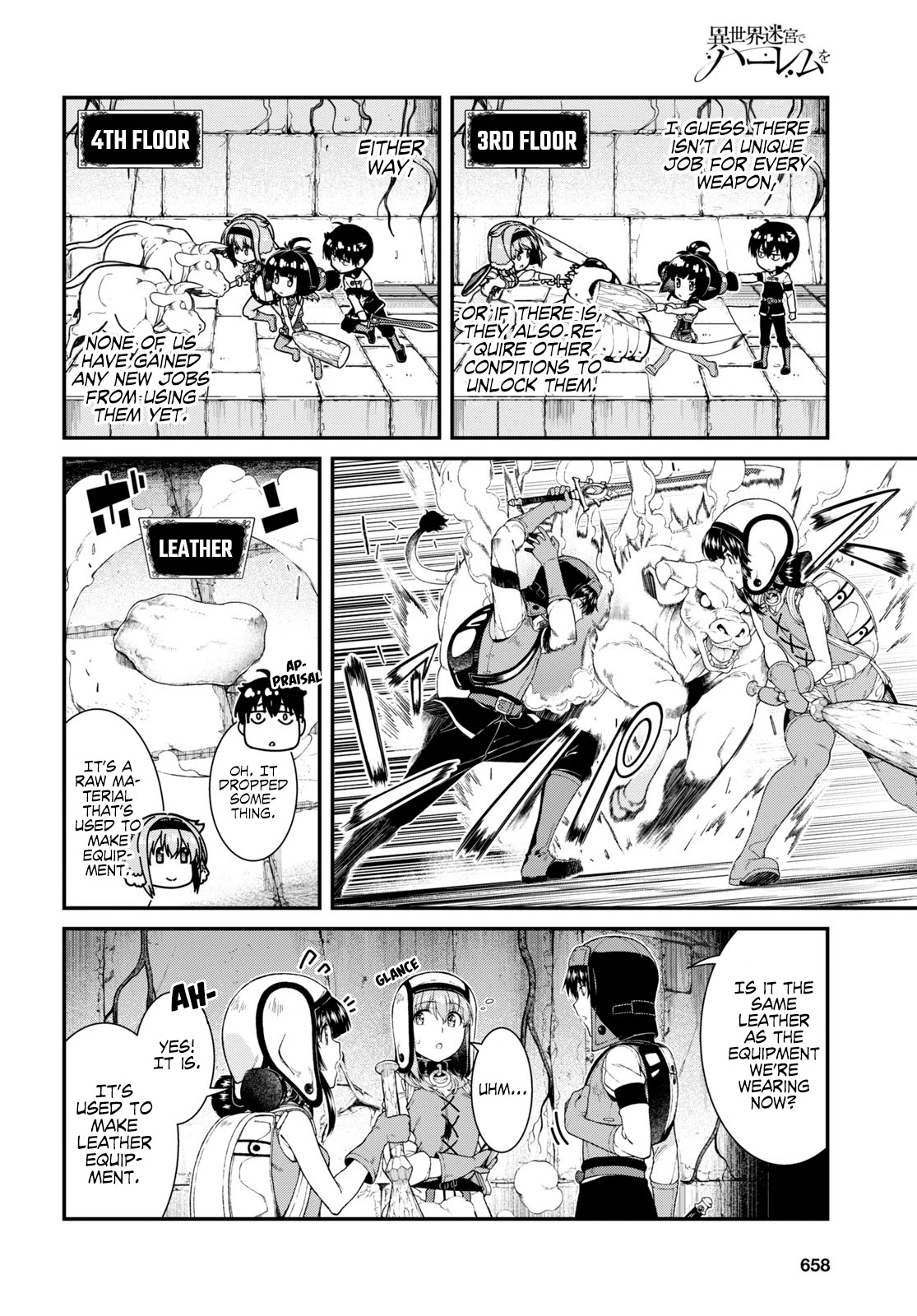 Isekai Meikyuu de Harem wo Chapter 45 image 7
