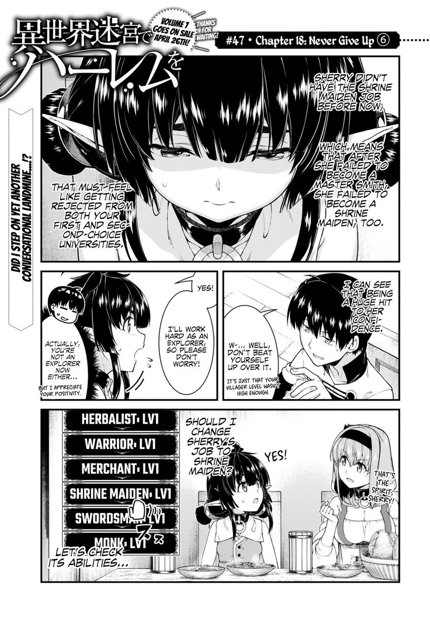 Isekai Meikyuu de Harem wo Chapter 47 image 1