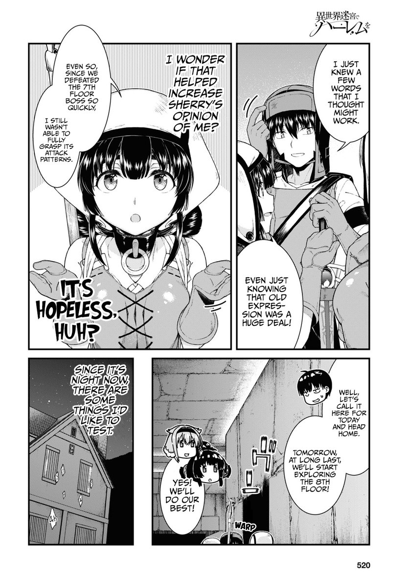 Isekai Meikyuu de Harem wo Chapter 50 image 9