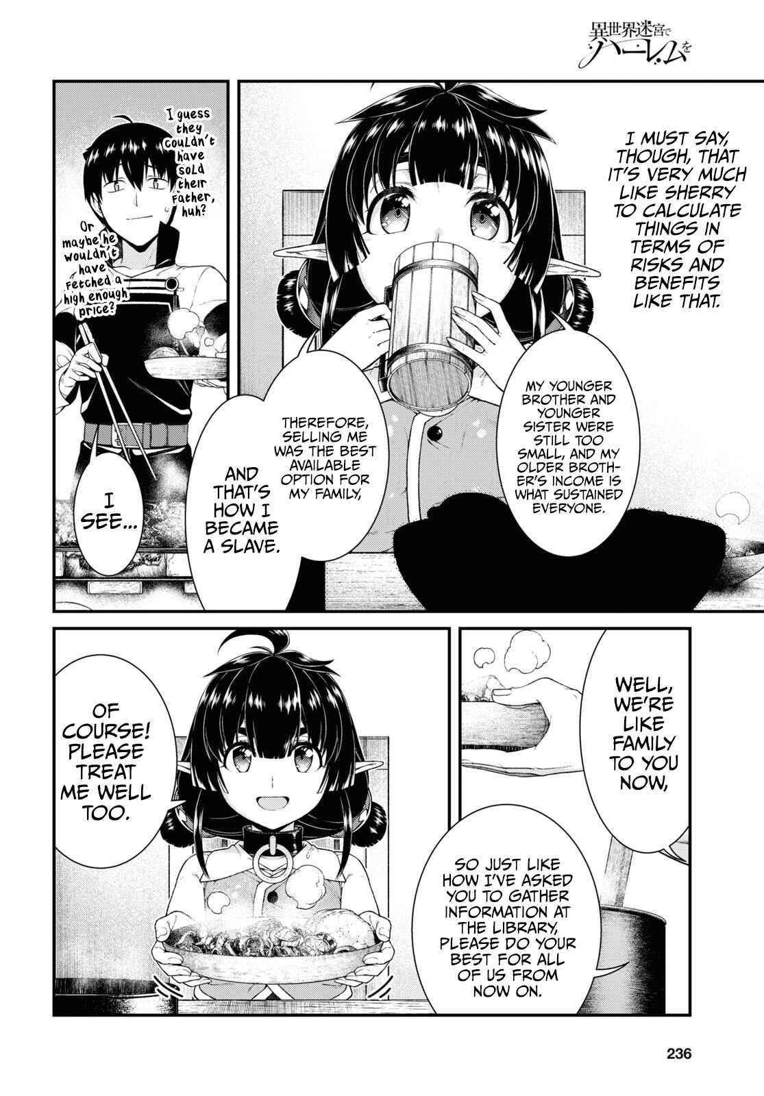 Isekai Meikyuu de Harem wo Chapter 59 image 10