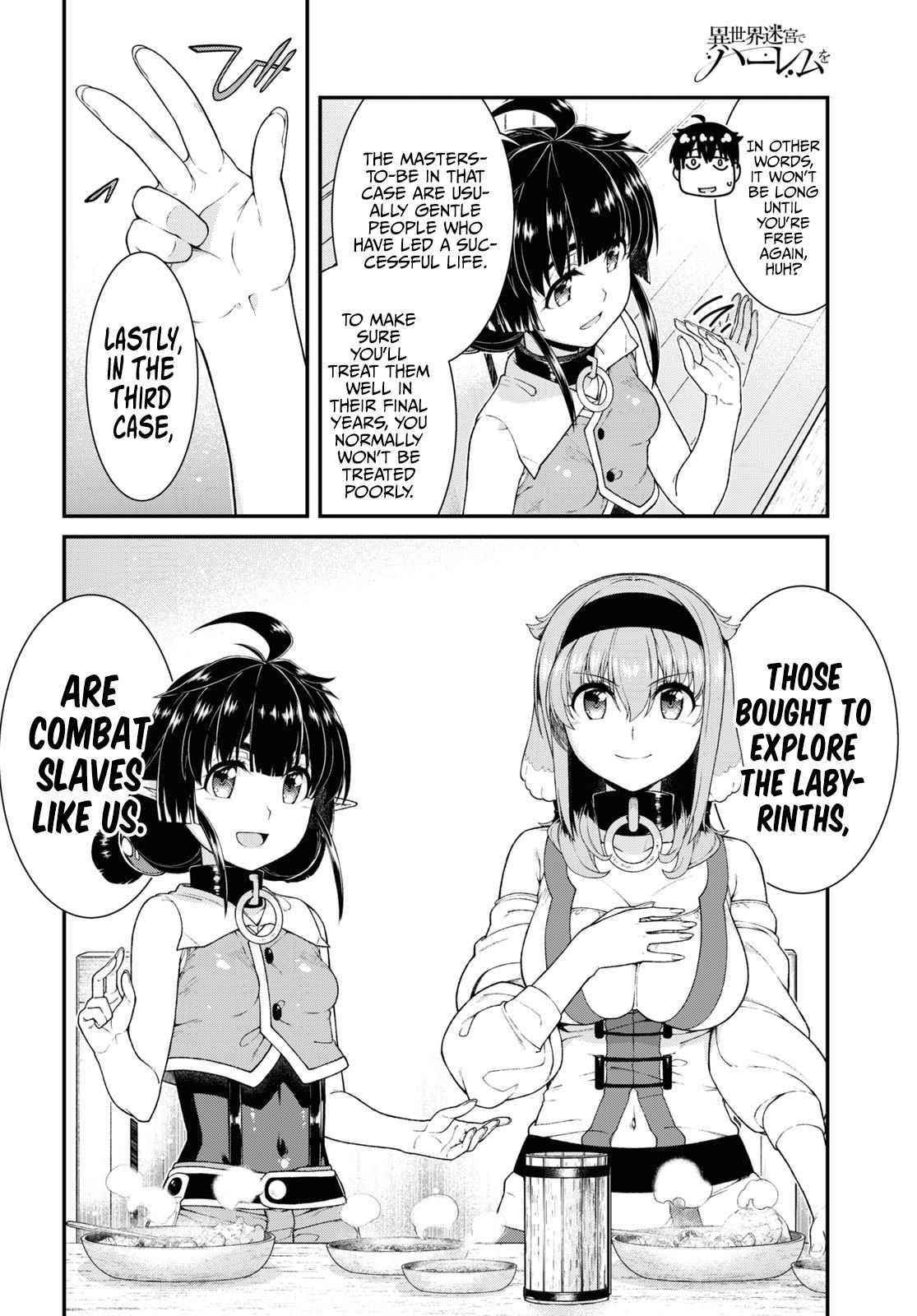 Isekai Meikyuu de Harem wo Chapter 60 image 3