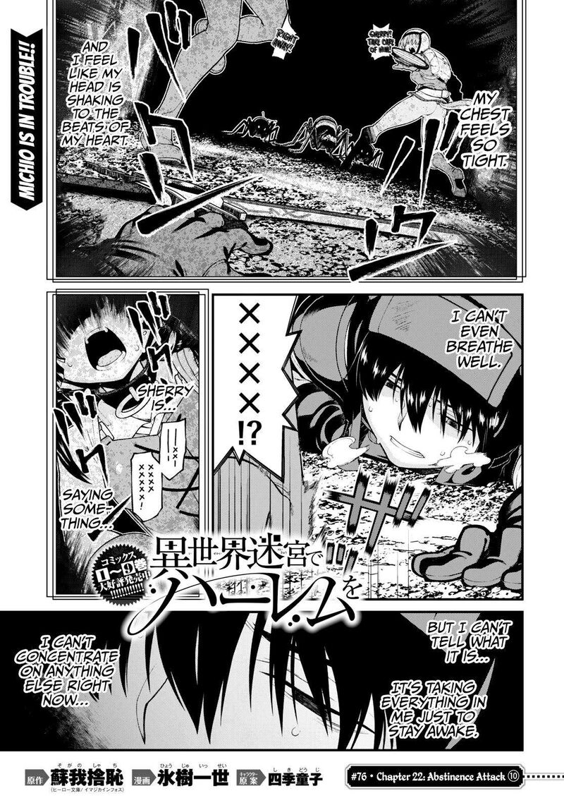 Isekai Meikyuu de Harem wo Chapter 76 image 0