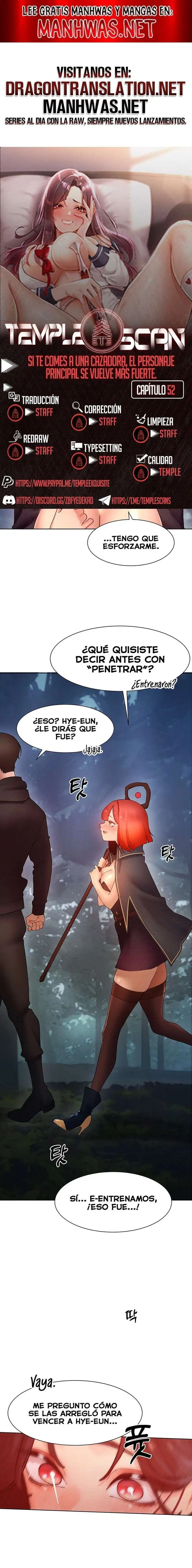 The Protagonist Gets Stronger When He Fucks the Female Hunter Raw Chapter 52 image 0
