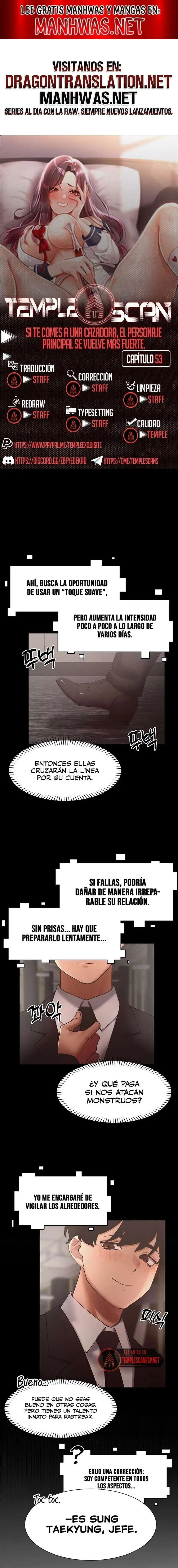 The Protagonist Gets Stronger When He Fucks the Female Hunter Raw Chapter 53 image 0