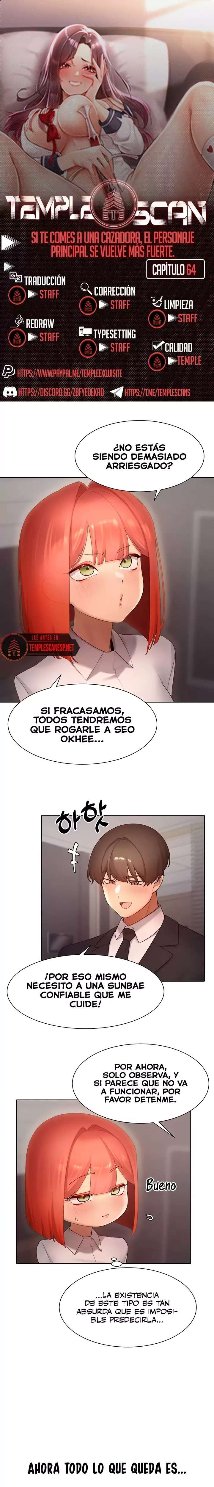 The Protagonist Gets Stronger When He Fucks the Female Hunter Raw Chapter 64 image 0