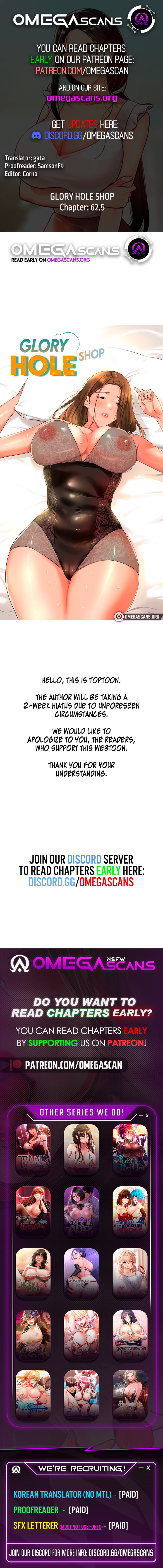 The Hole is Open Chapter 62.5 - Hiatus Notice image 0