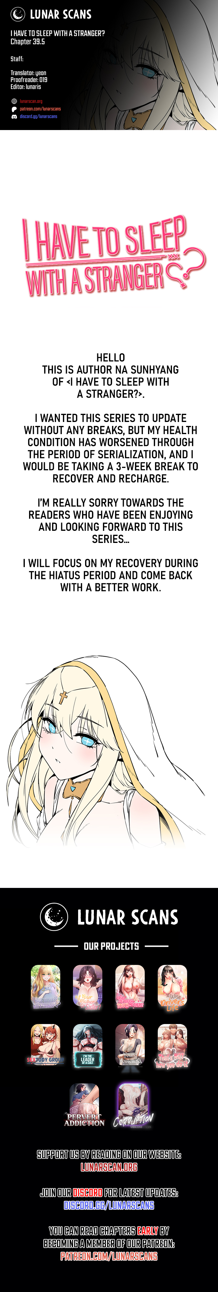 I Have To Sleep With A Stranger? Chapter 39.5 image 0